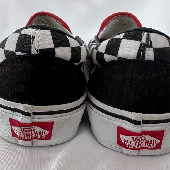 Vans Customized Black Slip-On Sneakers - Picture 6 of 9